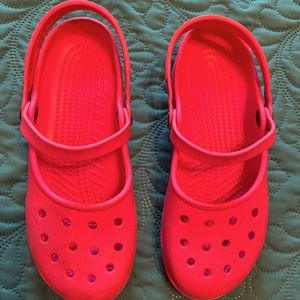 CROCS Mary Jane Sandals Sz 7